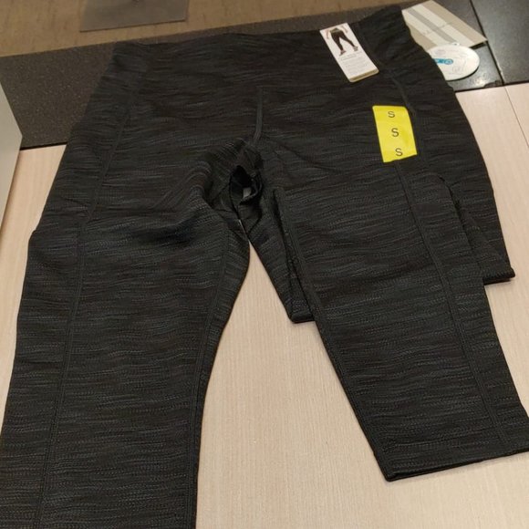 MONDETTA Women Brushed Jacquard Legging Tight -- Black Combo - Picture 5 of 10